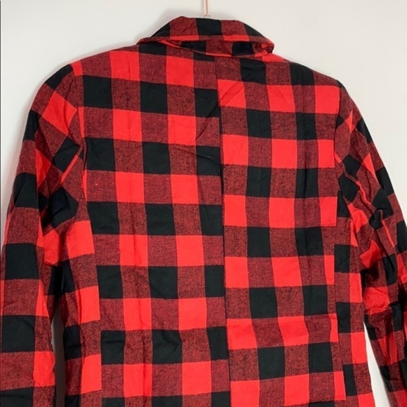 Morrisday the Label red buffalo plaid blazer XS NWT - Picture 5 of 9